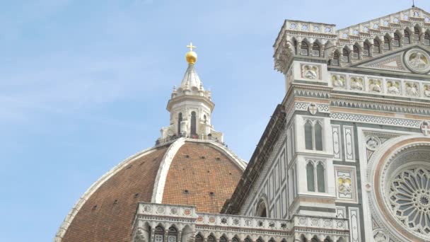 Cúpula Catedral Florencia — Vídeos de Stock