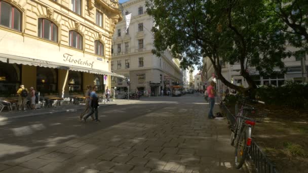 Calle Fuhrichgasse Viena — Vídeos de Stock