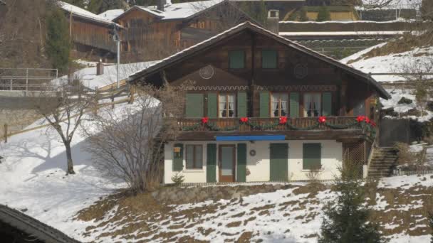 Casa Tradizionale Gstaad — Video Stock