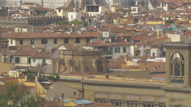 Inclinación Los Edificios Florencia — Vídeos de Stock