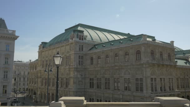 Wiedeńska Opera Narodowa Wiedeń Austria — Wideo stockowe