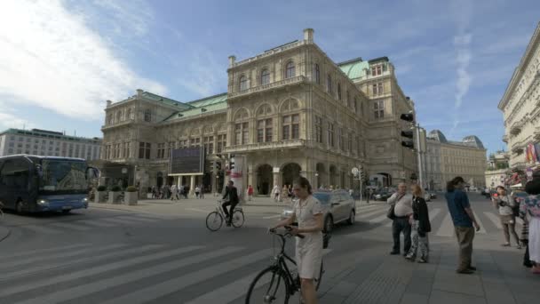 Ópera Viena Viena Austria — Vídeo de stock