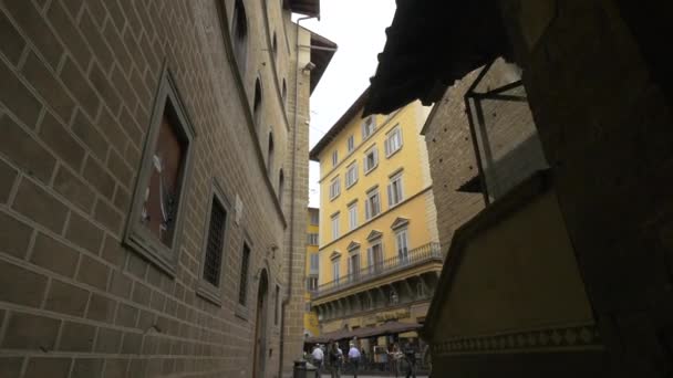 Gebouwen Het Centrum Van Florence — Stockvideo