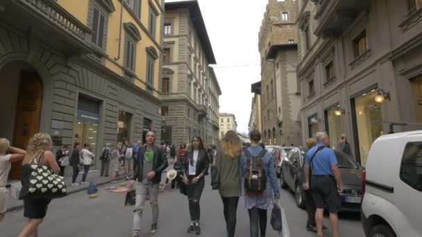 城市生活在拥挤的街道上 — 图库视频影像