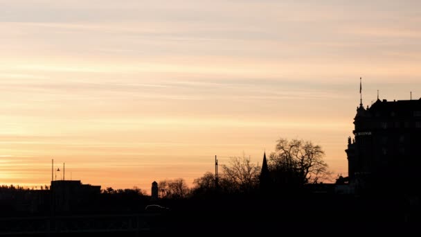 Timelapse Del Cielo Crepuscolo — Video Stock