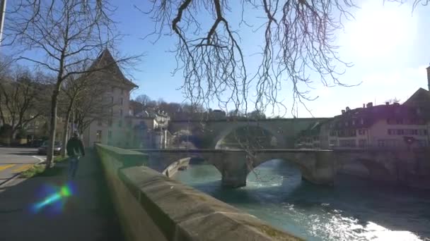 Due Ponti Pietra Berna — Video Stock