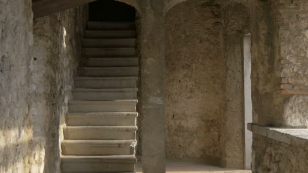 Staircase Trsat Castle — Stock Video