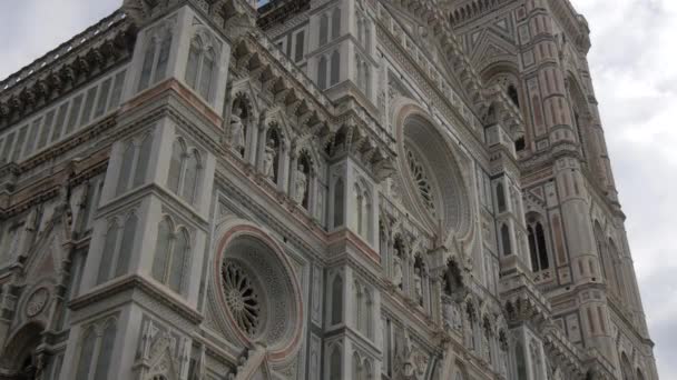 Fachada Catedral Florencia — Vídeos de Stock