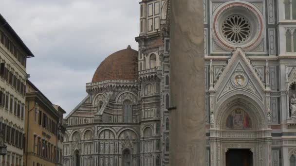 Una Facciata Della Chiesa Palo Legno — Video Stock