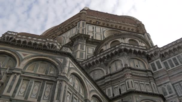 Catedral Florencia Antiguo Edificio — Vídeo de stock