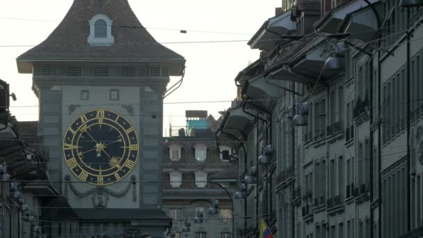 Zytglogge Tornet Bern — Stockvideo