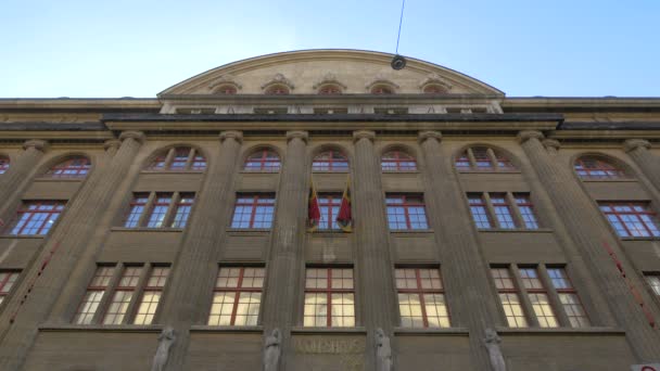 Överst Volkshaus 1914 Restaurang Och Hotell — Stockvideo