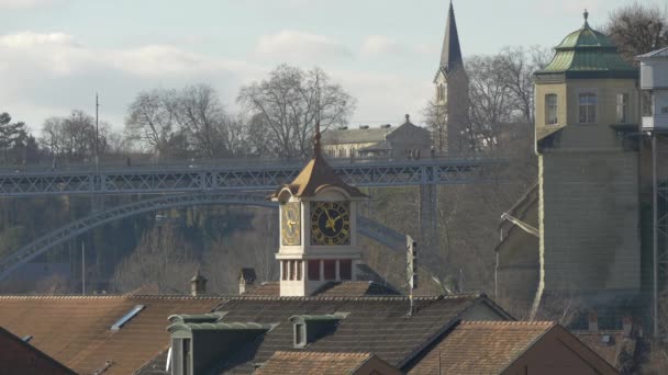 Puente Kornhausbrucke Berna — Vídeo de stock