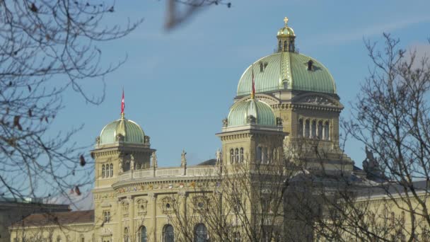 Palacio Federal Suiza — Vídeo de stock