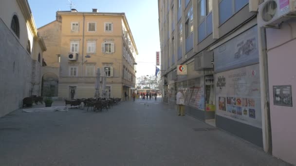 Street Outdoor Restaurant — Stock Video