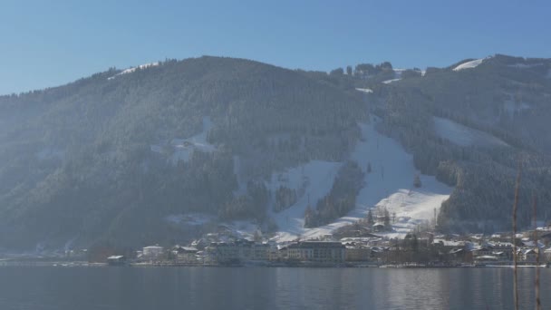 Lake Zell Zell See — Stock video