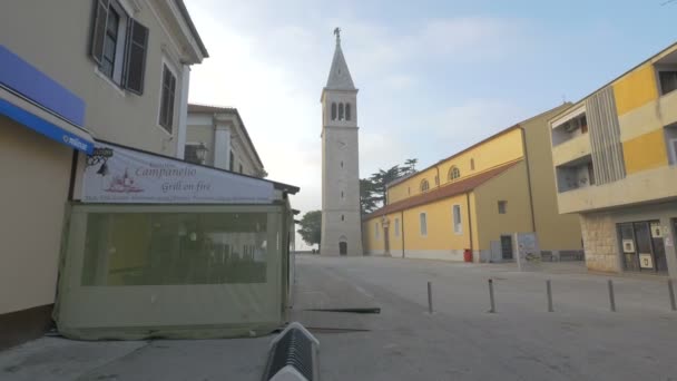 Belfry Rovinj Dagtid — Stockvideo