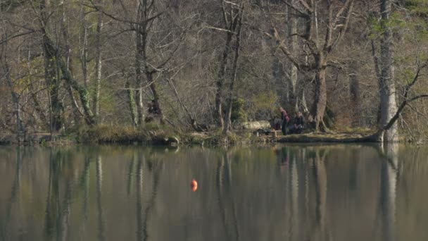 参观Plitvice国家公园 — 图库视频影像