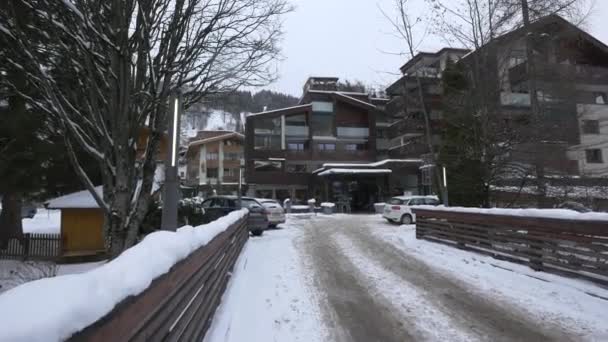 Alpen Karawanserai Time Design Hotel — Stockvideo