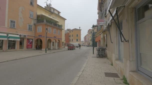 Veduta Della Strada Rovigno — Video Stock