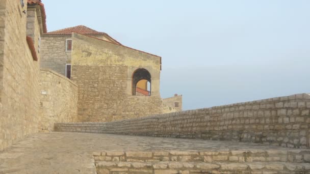 Novigrad的石墙建筑 — 图库视频影像