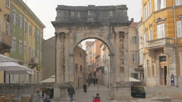普拉Sergii纪念碑拱门 — 图库视频影像
