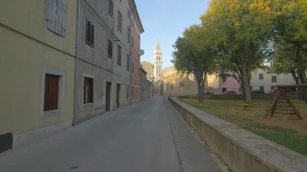 Parque Edificios Una Ciudad — Vídeo de stock