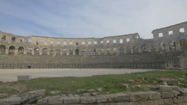 Anfiteatro Romano Pula — Vídeo de Stock