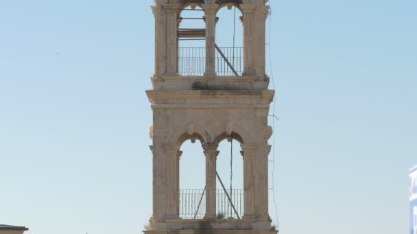 Inclinado Hacia Arriba Una Torre — Vídeos de Stock