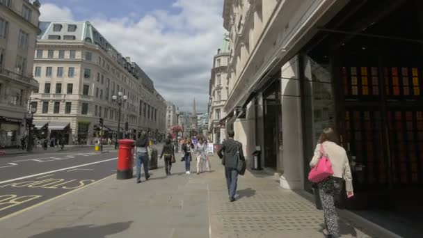 Regent Street Londres — Vídeo de Stock