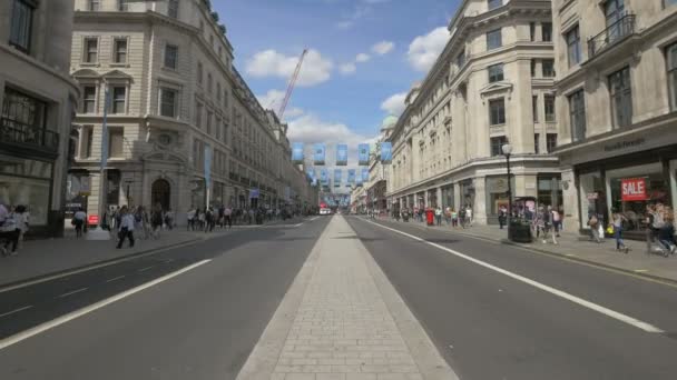 Die Regent Street London — Stockvideo