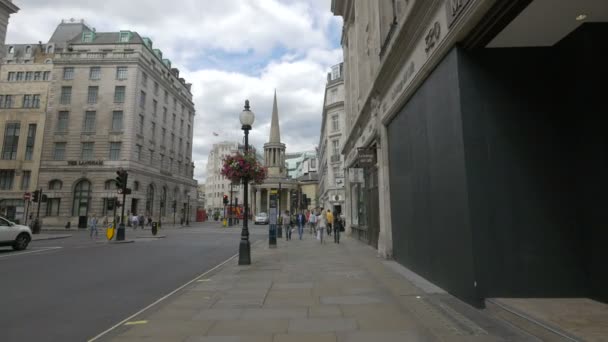 Street Londra Concetto Viaggio — Video Stock