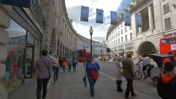 Calle Regent Londres — Vídeos de Stock