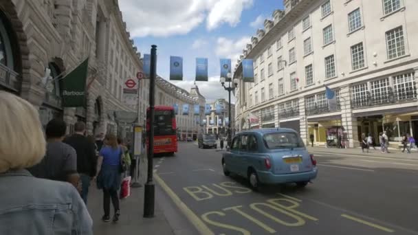 Regent Street Concetto Viaggio — Video Stock