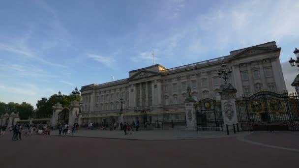 Palacio Buckingham Concepto Viaje — Vídeos de Stock