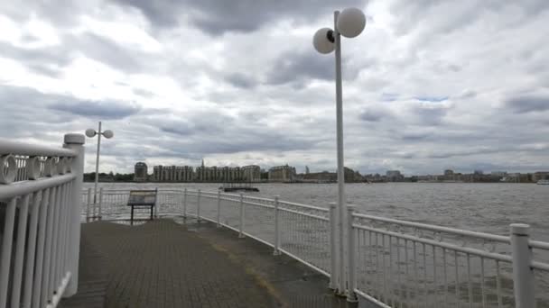 Limehouse Dock Din Londra — Videoclip de stoc