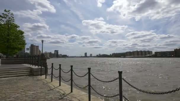 Floden Thames London — Stockvideo