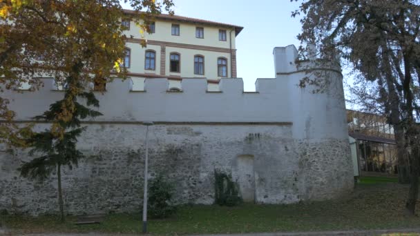 Muro Fortificado Durante Dia — Vídeo de Stock