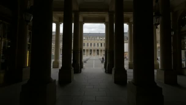 Royal Palais Courtyard — Stock Video