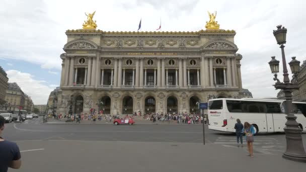 Palais Garnier Στο Παρίσι — Αρχείο Βίντεο