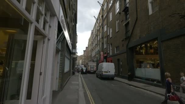 Londra Daki Shelton Caddesi — Stok video
