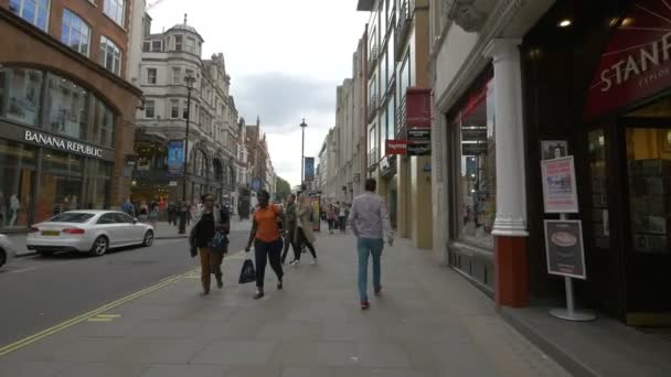 Длинная Акрская Улица Лондоне — стоковое видео