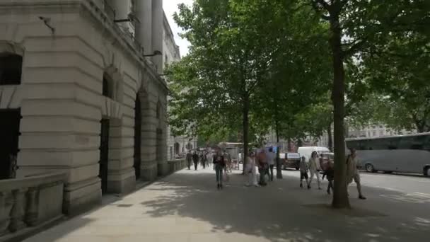 Londra Sokak Seyahat Kavramı — Stok video