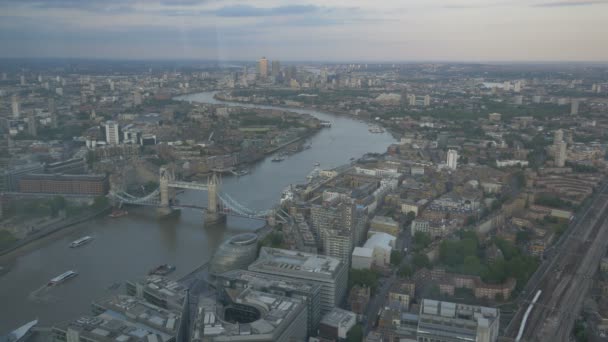 Alto Ángulo Londres — Vídeo de stock