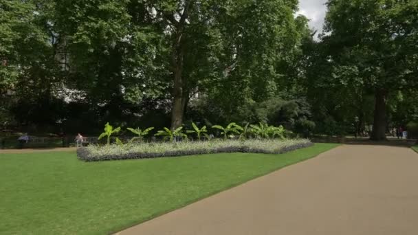 Los Jardines Victoria Embankment — Vídeos de Stock