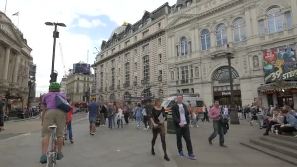 Het Piccadilly Circus Londen — Stockvideo