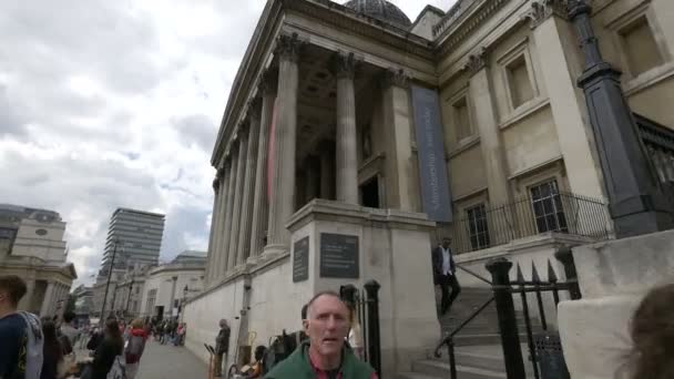 Galería Nacional Londres — Vídeo de stock