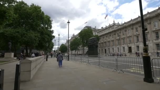 Calle Whitehall Concepto Viaje — Vídeos de Stock