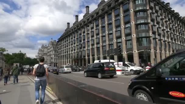 Οδός Μπριτζ Στο Λονδίνο — Αρχείο Βίντεο