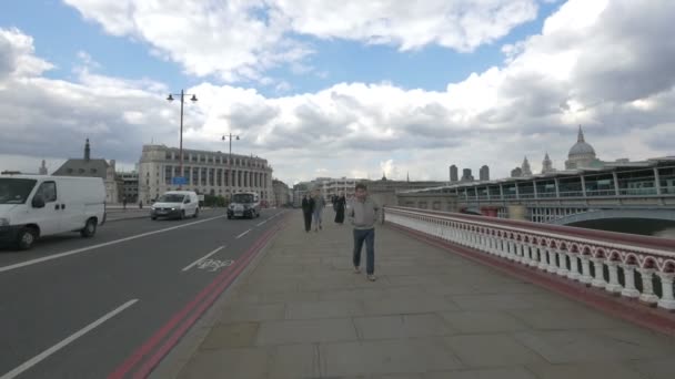 Blackfriars Bridge London — Stock Video